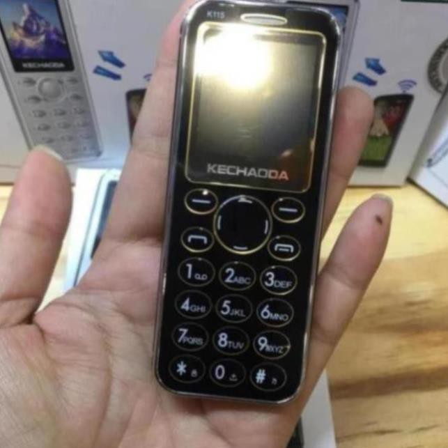 Điện thoại mini Kechaoda K115 kiêm tai nghe bluetooth nhỏ gọn 3 sóng siêu mỏng BH 12 tháng | BigBuy360 - bigbuy360.vn