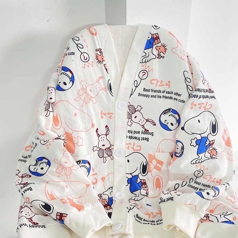 Áo Cardigan Snoopy/Bembo Hoạt Hình Siêu Xinh♥️Unisex Nam nữ (Hình +Video thật 100%) | BigBuy360 - bigbuy360.vn