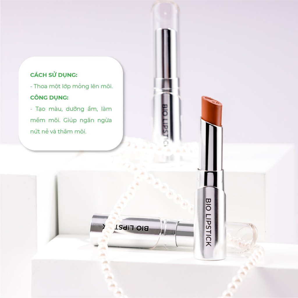 Son Lì Bio Lipstick 6 Màu Tươi Trẻ - Dưỡng Ẩm, Mềm Môi 3.5g | BigBuy360 - bigbuy360.vn