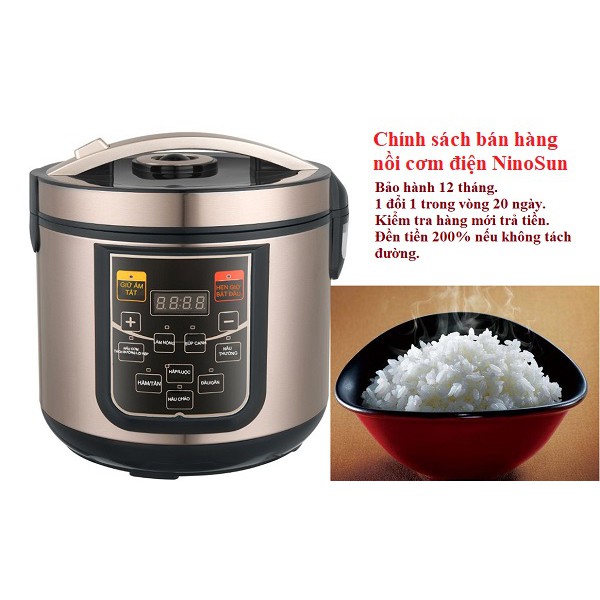 Nồi Cơm Điện Tách Đường Ninosun. NHẬP mã giảm giá CAME400 giảm giá 400k | BigBuy360 - bigbuy360.vn