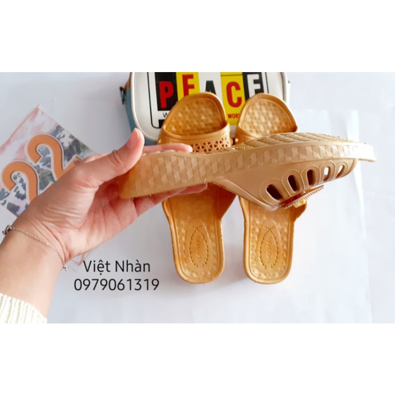 DÉP LÊ CHO BÀ, CHO MẸ, DÉP NHỰA ĐÚC NGUYÊN KHỐI MÃ BÀTIM-3711