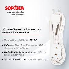 Dây nguồn phích âm SOPOKA N8 , N9 , N10 dây 2,3m , 3.9m , 6,5m