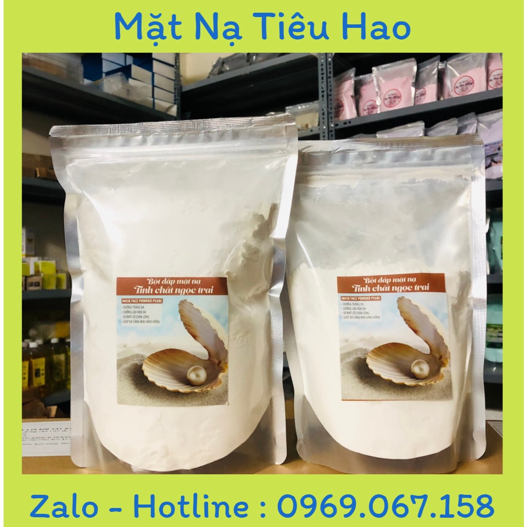 Bột đắp mặt nạ tinh chất ngọc trai-1kg