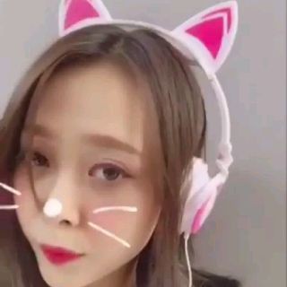 Headphone Tai Mèo Có Đèn Nháy Led Siêu Cute Đáng Yêu