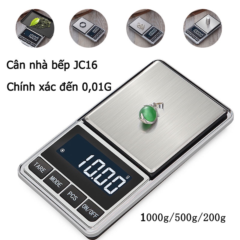 Cân tiểu ly điện tử bỏ túi độ chính xác cao 0.01g tiện lợi cho nhà bếp