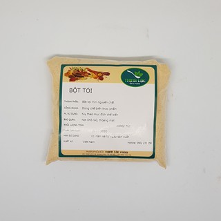 Bột tỏi nguyên chất xay mịn - Gói 200gr, 1kg - Hàng Việt nam chất lượng