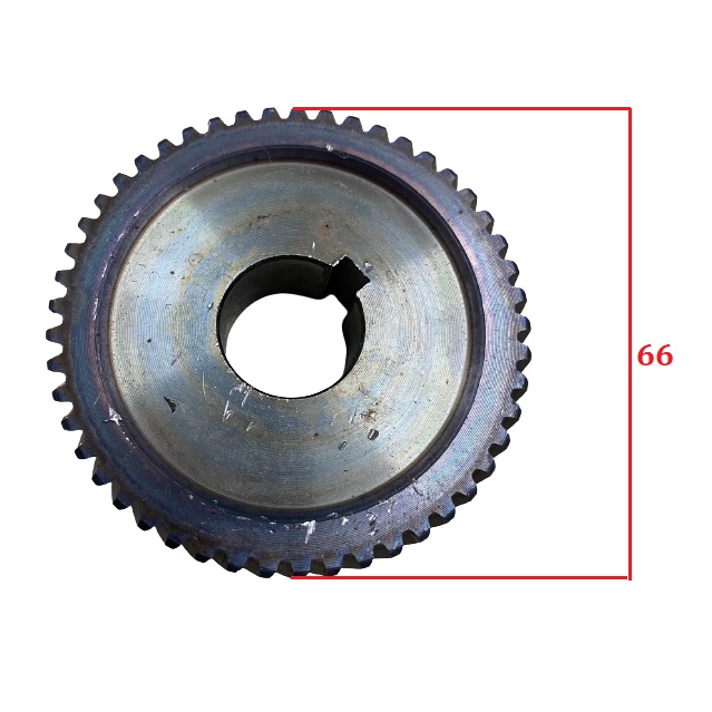 Nhông bánh răng cắt sắt CROWN 49 răng kích thước 20x66mm - Dùng với rotor 8 Răng