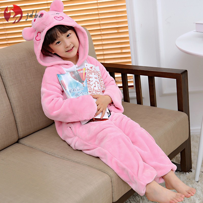 1 Bộ Đồ Ngủ Liền Thân Hình Heo Con Đáng Yêu Cho Bé