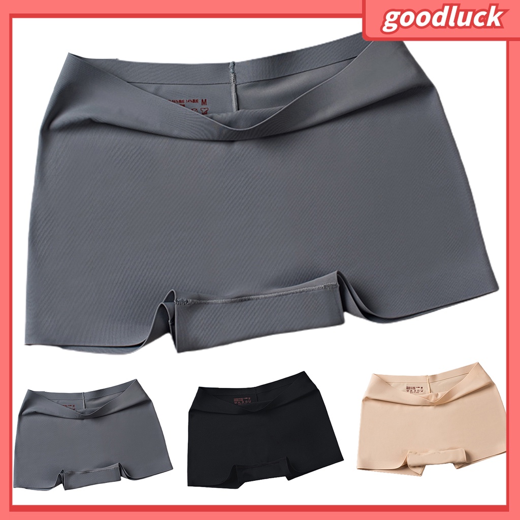 |Áo Thun Cổ Tròn GoLck Thời Trang Cá Tính| Quần An Toàn Mặc Hàng Ngày Bằng Lụa Lạnh Ôm Dáng Thoáng Khí Không Đường May Cho Nữ