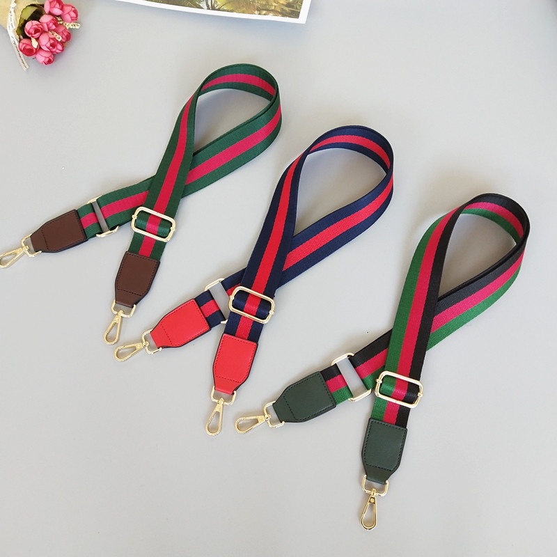 Dây đeo túi có thể điều chỉnh sọc, thay thế dây đeo túi rộng / dài / dày 3,8CM, cho túi đeo và túi đeo vai