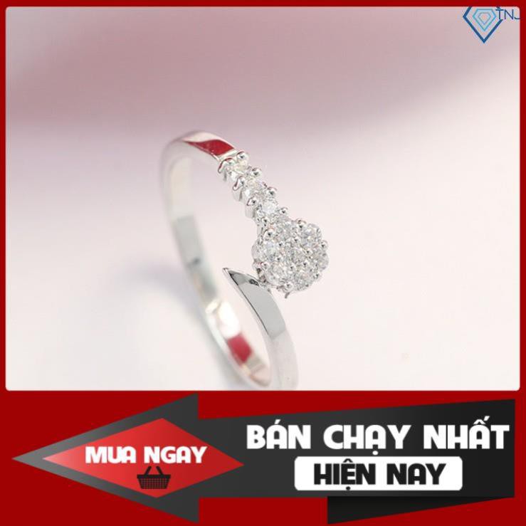 Nhẫn nữ bạc 925 đẹp đính đá giá rẻ NN0225 - Trang Sức TNJ