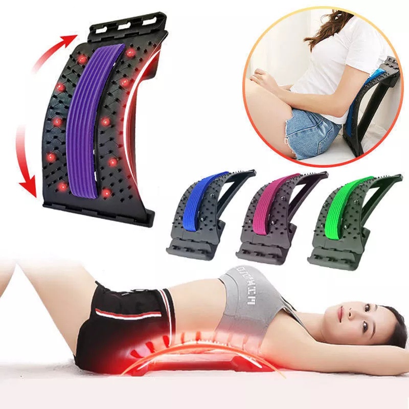 Dụng Cụ Massage Hỗ Trợ Tập Lưng, Cổ, Vai, Gáy - Khung Nắn Chỉnh Cột Sống Và Điều Trị Thoát Vị Đĩa Đệm-Tongkhohuyhoang168