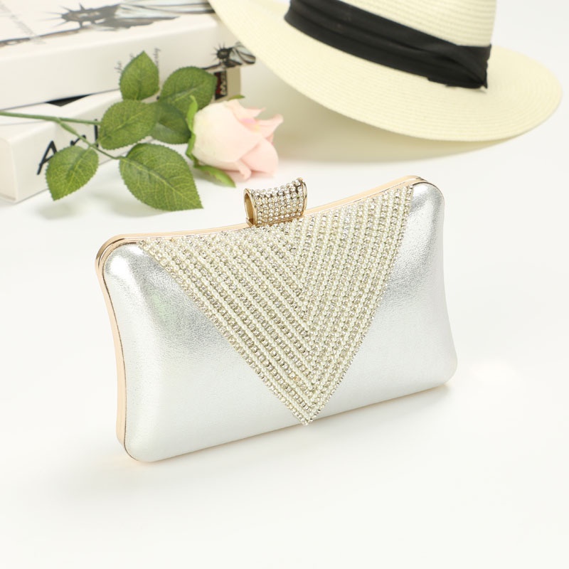 Ví đính kim cương nhân tạo thời trang dự tiệc sang trọng cho nữ