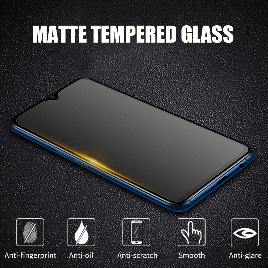 Kính cường lực chống vân tay Cho Xiaomi Mi 9T10T 11T Pro Redmi 9T 10 10C 9 9A 9C 8 8A 7 7A Note 7 8 9 9S 10 11 11S Poco X3 Nfc M3 M4 F2 Pro