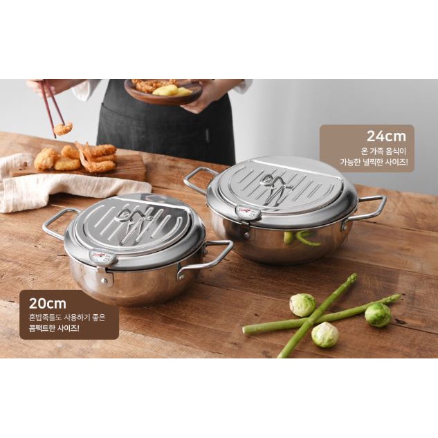 Nồi Nấu Ăn 20cm / 24cm 2 Kiểu Chuyên Dụng Cho Nhà Bếp