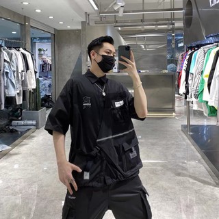 Sơ mi phối gile túi hộp