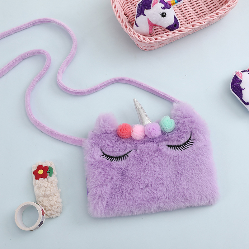 Túi Đeo Chéo Hình Thú Nhồi Bông Cho Bé