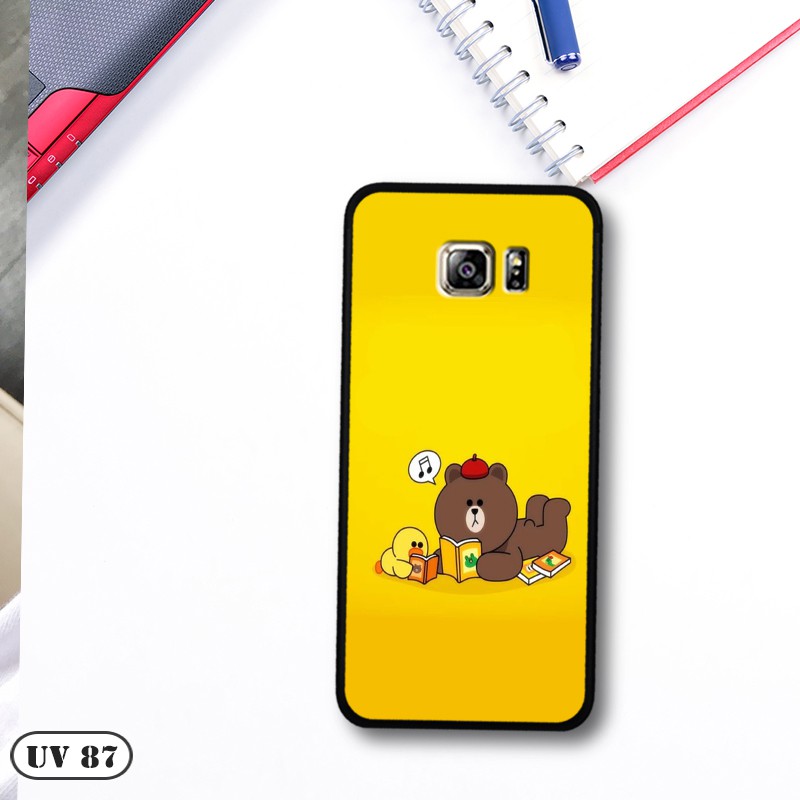 Ốp Samsung Galaxy S6/ S6 Edge - lưng nhám viền dẻo ngộ nghĩnh
