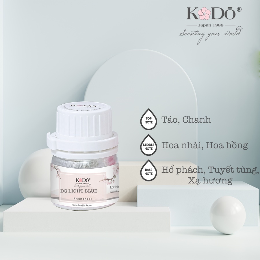 Tinh Dầu Nước Hoa Nguyên Chất - KODO - DG Light Blue - Hương trái cây nhiệt đới  - 3 Tầng Hương - 50ml/110ml/500ml