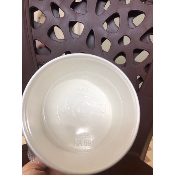 50 Tô bát giấy trắng dùng 1 lần có nắp đựng thức ăn nóng thực phẩm bún phở bánh cháo canh súp 750ml 800ml