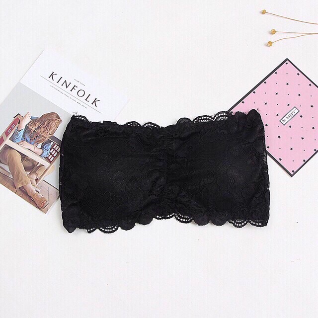 Áo Bra ren hoa không dây cài sau siêu đẹp | BigBuy360 - bigbuy360.vn