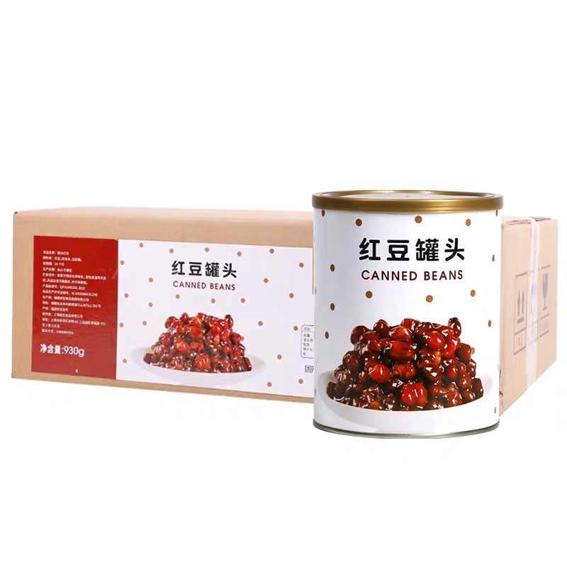 Đậu đỏ lon 900g đóng hộp ngâm nước đường
