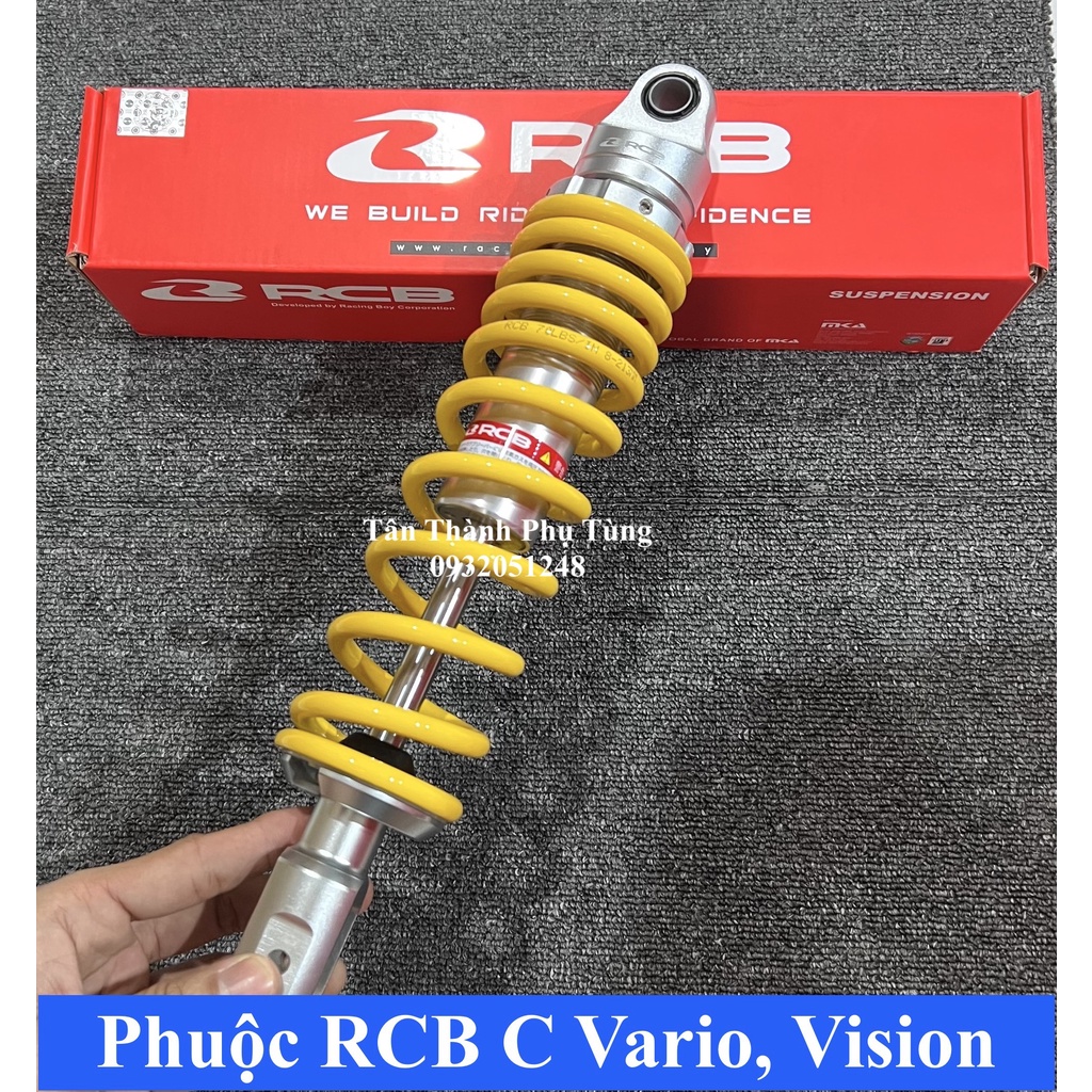 Phuộc RCB C Vario, Vision Màu Vàng chính hãng