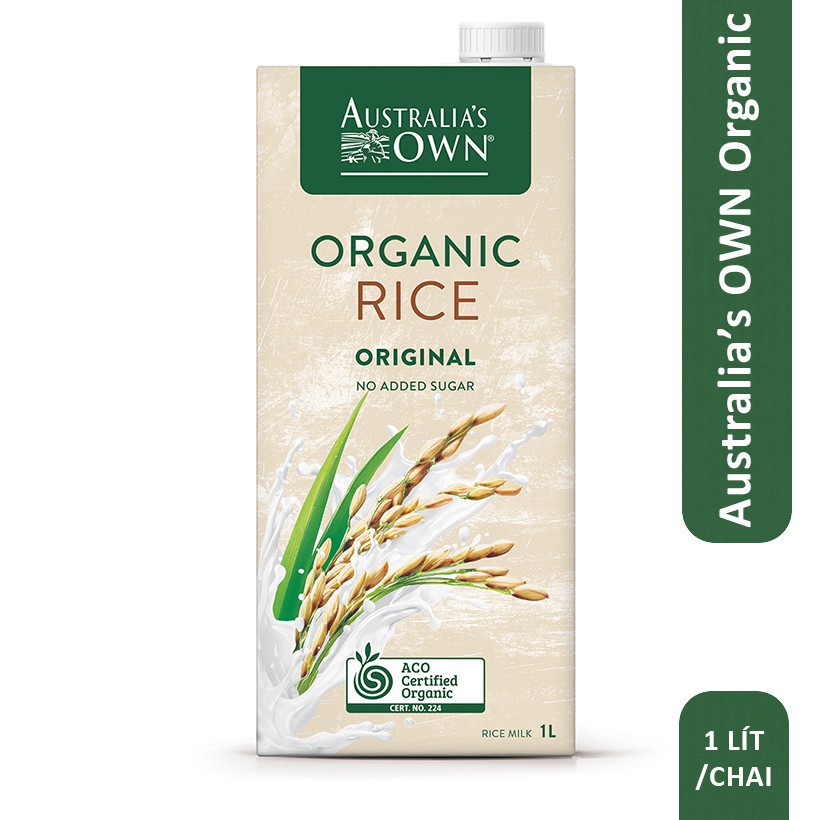 [Mã LT50 giảm 50k đơn 250k] Sữa Gạo Organic Australia's Own 1L