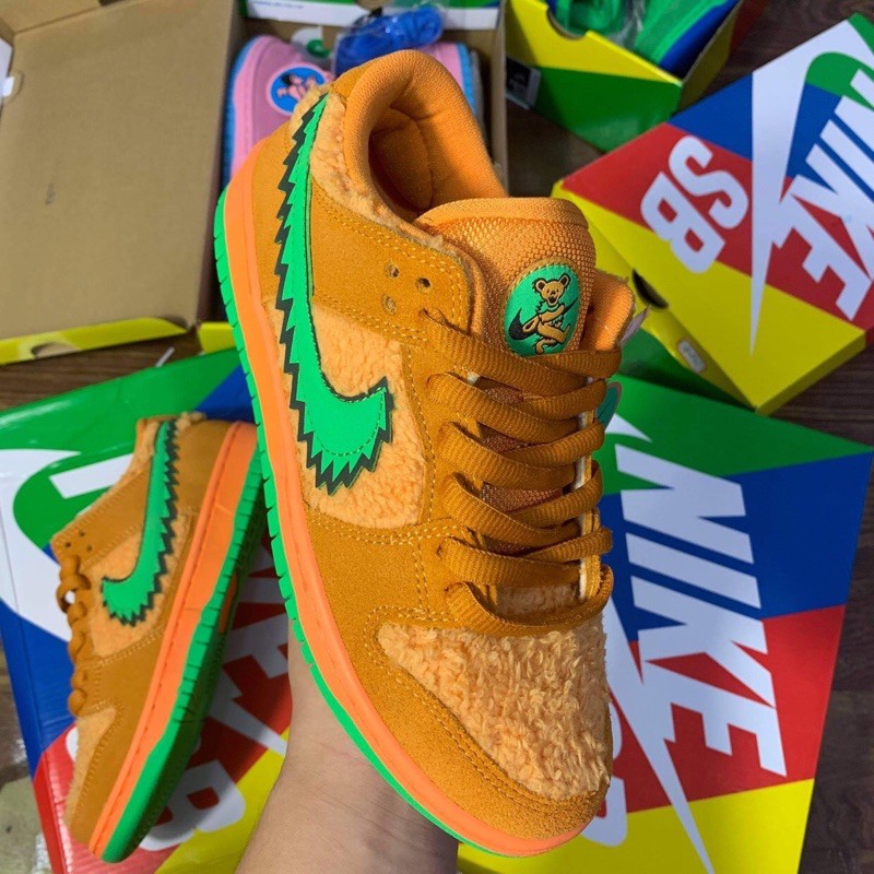 giày sneaker grateful dead x sb dunk bear !the best dunk