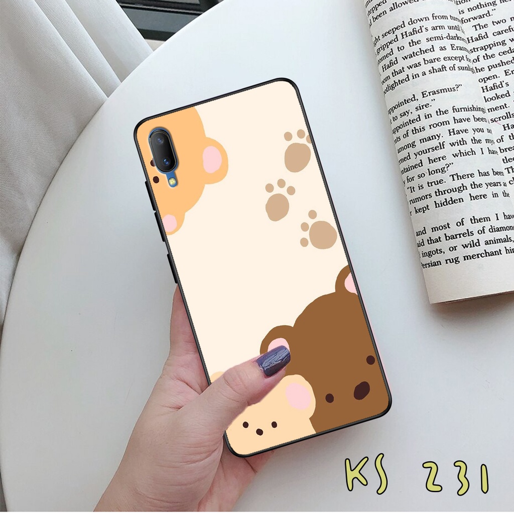 Ốp lưng Vivo V11 - Vivo V11i - Ốp in hình gấu bear ngộ nghĩnh