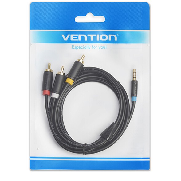 Cáp AV 2.5mm to 3RCA Vention 1.5m BCCBG - BEN