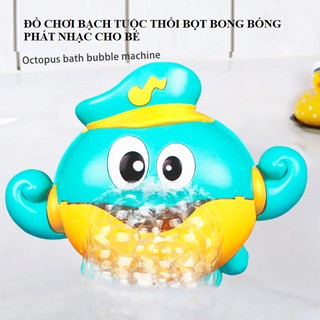 ĐỒ CHƠI BẠCH TUỘC THỔI BỌT BONG BÓNG PHÁT NHẠC CHO BÉ