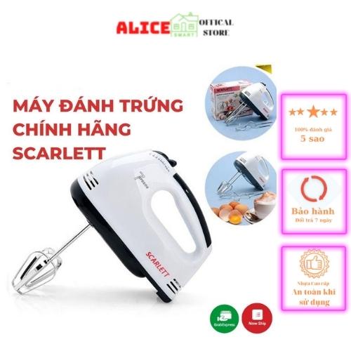 Máy Đánh Trứng Cầm Tay 7 Tốc Độ SCARLETT Công Suất 180W Bảo Hành 6 Tháng - Đổi Mới 15 Ngày
