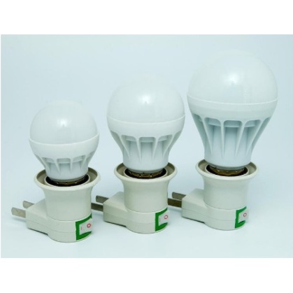 Đui đèn E27 có công tắc, phích cắm