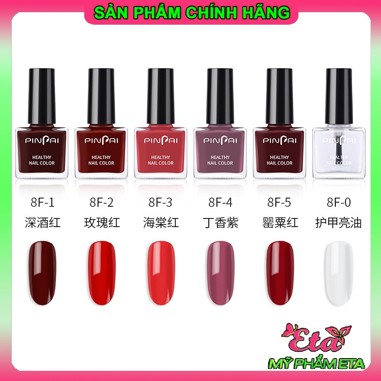 Sơn móng tay PINPAI HEALTHY COLOR Nail Polish Professional Nail Art 6ml