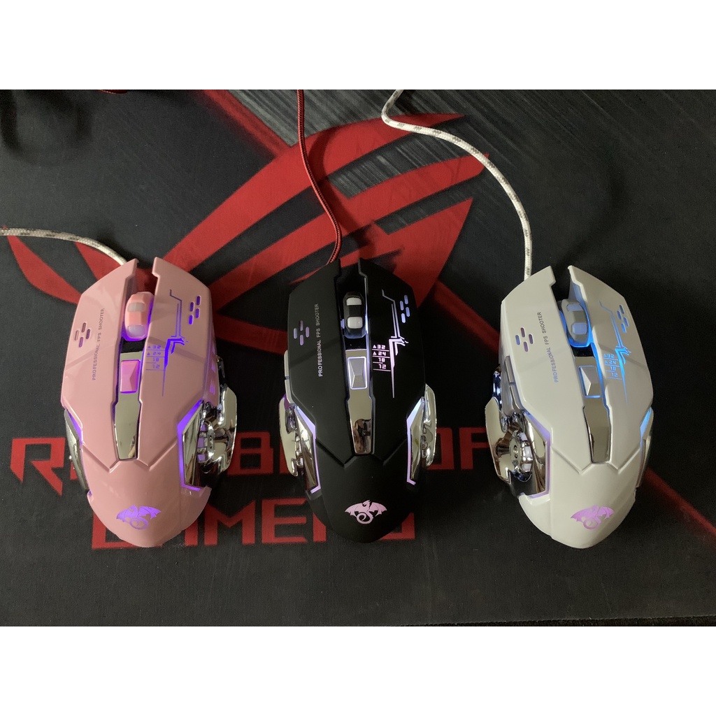Chuột chơi game x500 limited bản đặt biệt,led đổi màu
