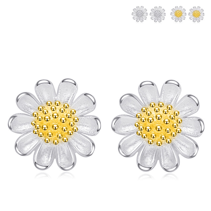 (MớI) Bông Tai HìNh Hoa HướNg Dương Xinh XắN