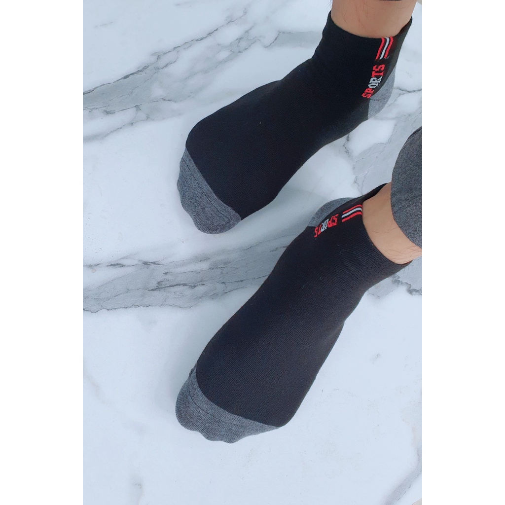 Tất nam thể thao,Tất chân chống mùi hôi, cotton thoáng mát hai loại ngắn dài