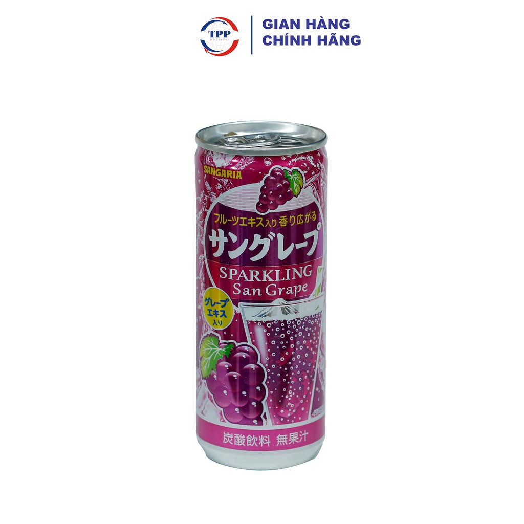 Hàng Nhập Khẩu Nước Soda Sangaria Sparkling 250ml - Nhật Bản