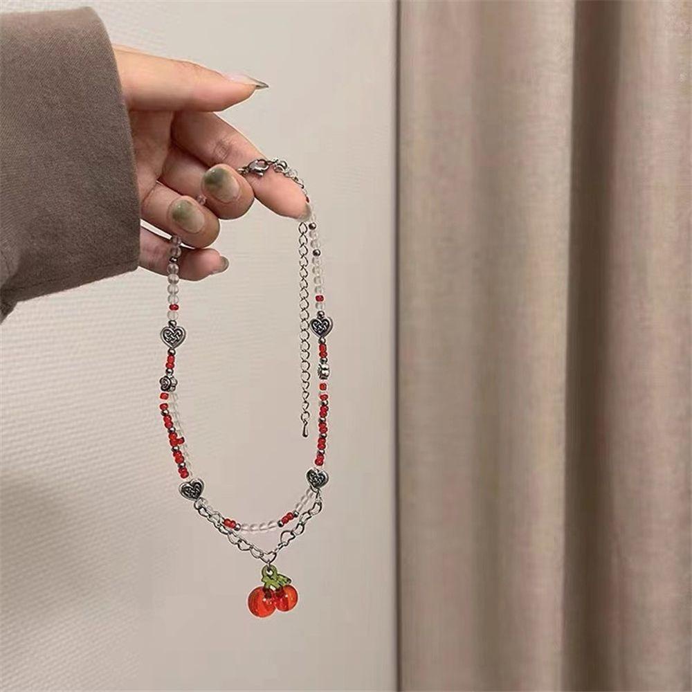 QQMALL Vòng Cổ Chuỗi Hạt Phong Cách Bohemian Thời Trang Đi Biển Mùa Hè Xinh Xắn Cho Nữ