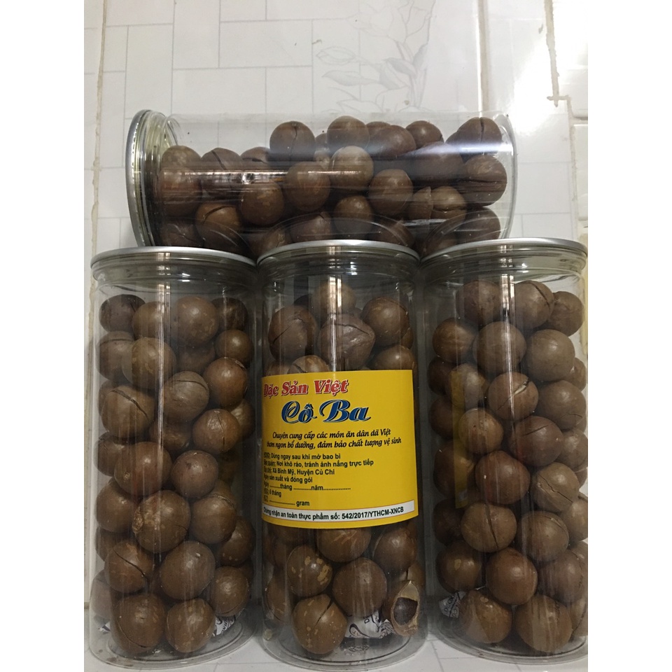 [500gram] Hạt Macca Sạch ĐăkLăk ( sấy lạnh ) , loại 1, hạt to - đồ ăn vặt