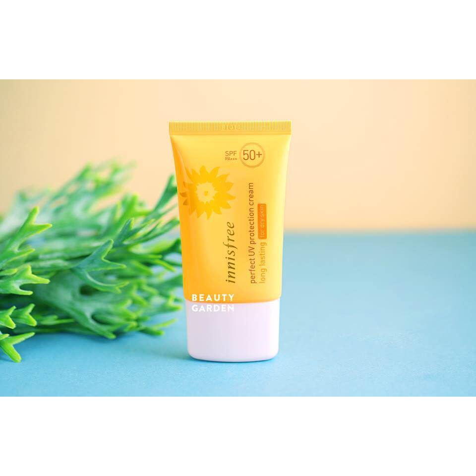 KEM CHỐNG NẮNG [INNISFREE] Perfect UV Protection Cream - Long Lasting (For Oily & Dry Skin)