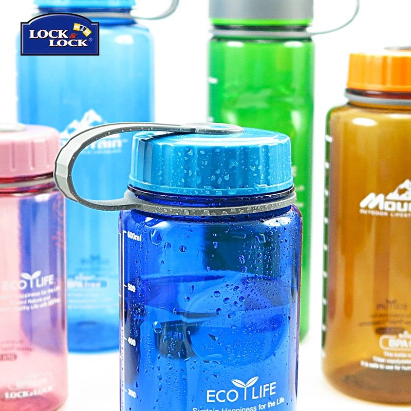 Bình đựng nước Thể Thao chia vạch Eco Life Lock&Lock 500ml - Hàng khuyến mãi