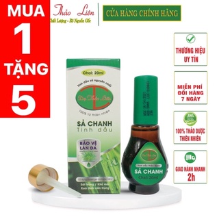 Tinh Dầu Sả Chanh Dạ Thảo Liên 100% Thảo Dược Thiên Nhiên|Lemongrass Essential Oil Da Thao Lien 100% Natural Herbal 20ml