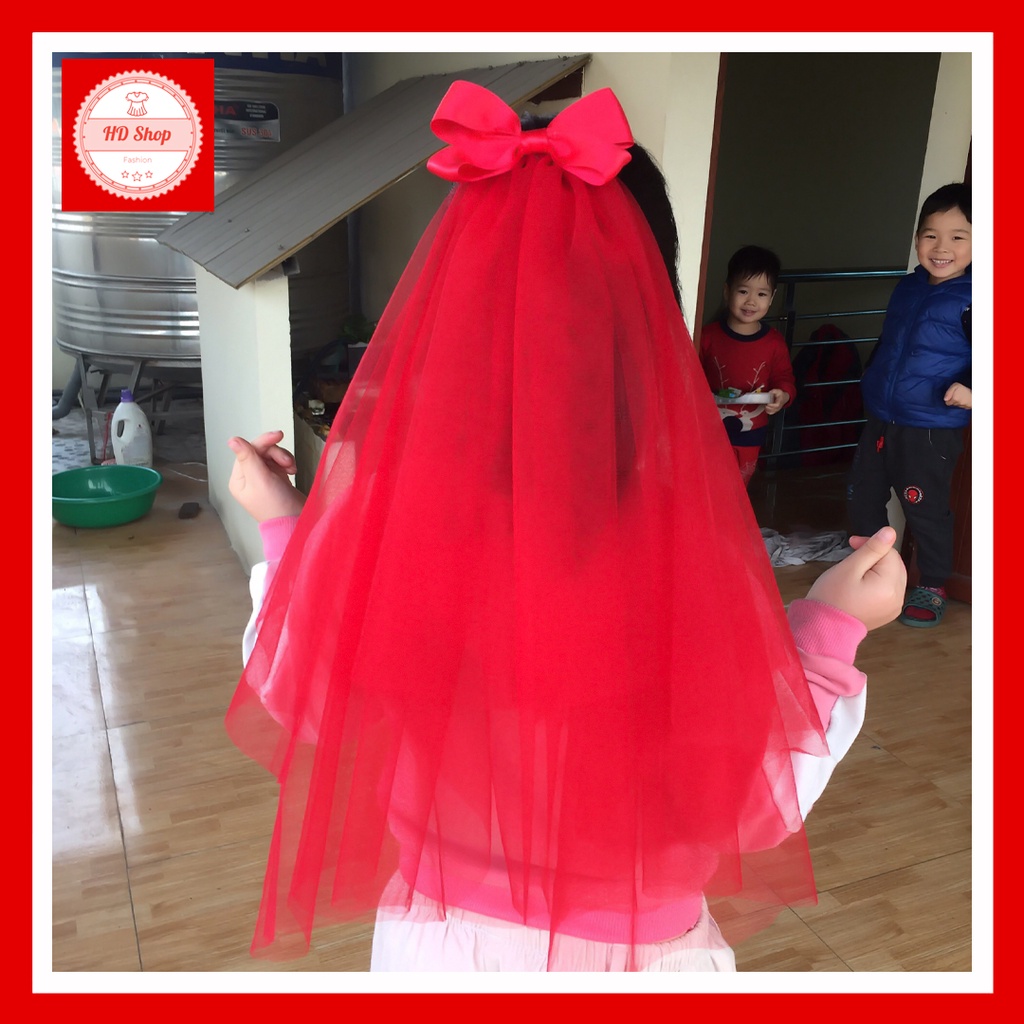 Lúp cô dâu cho nàng, cho bé 💖FREESHIP💖 Mẫu lúp cô dâu do shop tự tay làm cực xinh voan mỹ mềm mại bồng bềnh