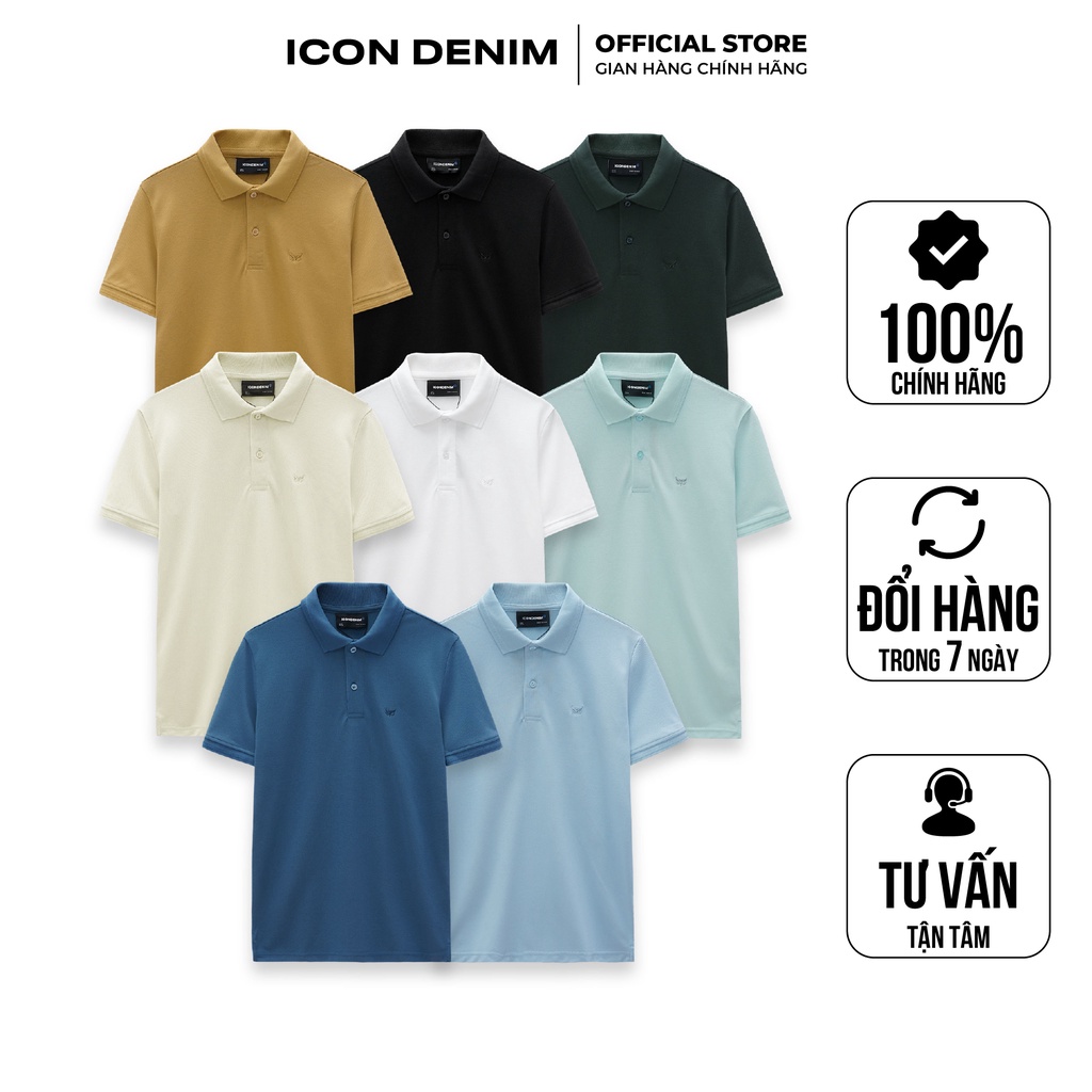 Áo Polo Nam Trơn Regular Form Cool Plus PLID0044