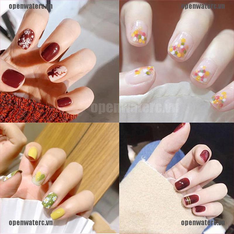 Bộ 24 Móng Tay Giả Che Phủ Toàn Diện Tháo Rời Được