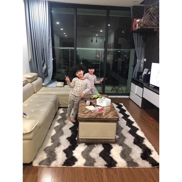 Thảm lông trải sàn - Thảm lông loang mềm, mịn cao cấp