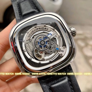 Đồng Hồ Nam [Sevenfriday - S1/01] - Automatic - Hộp Gỗ, Sách, Thẻ Bảo Hành 2 năm , Khăn, Dây Cao Su Cao Cấp Tặng Kèm