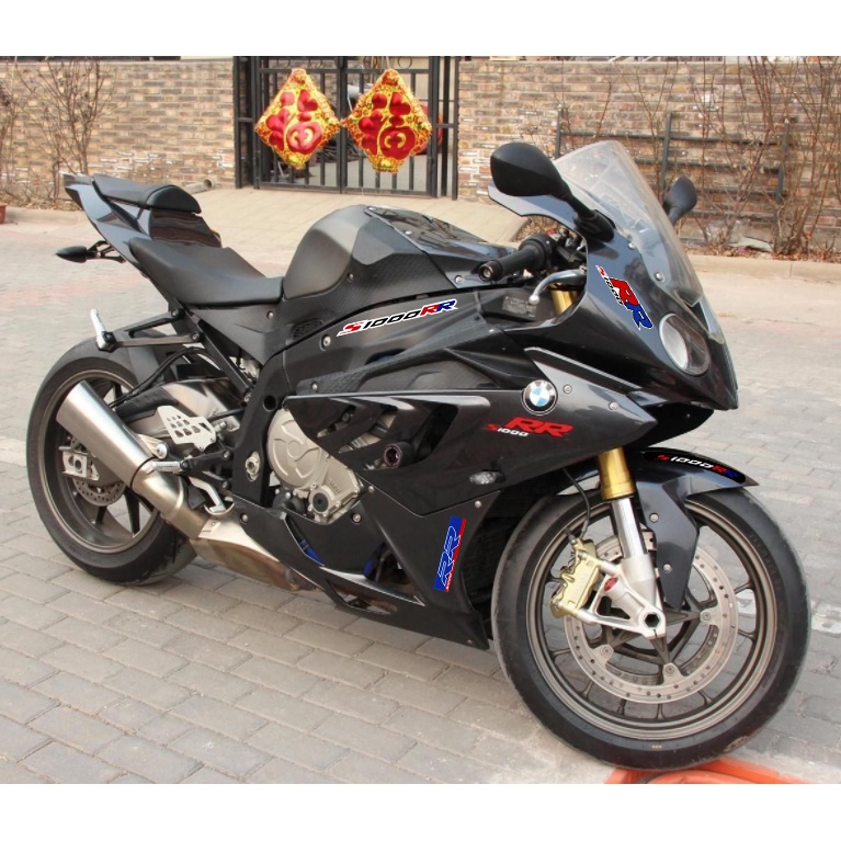 1 Miếng Dán Phản Quang Chống Thấm Nước Trang Trí Xe Mô Tô BMW S1000RR